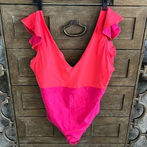 Summersalt ruffle back flip size 16